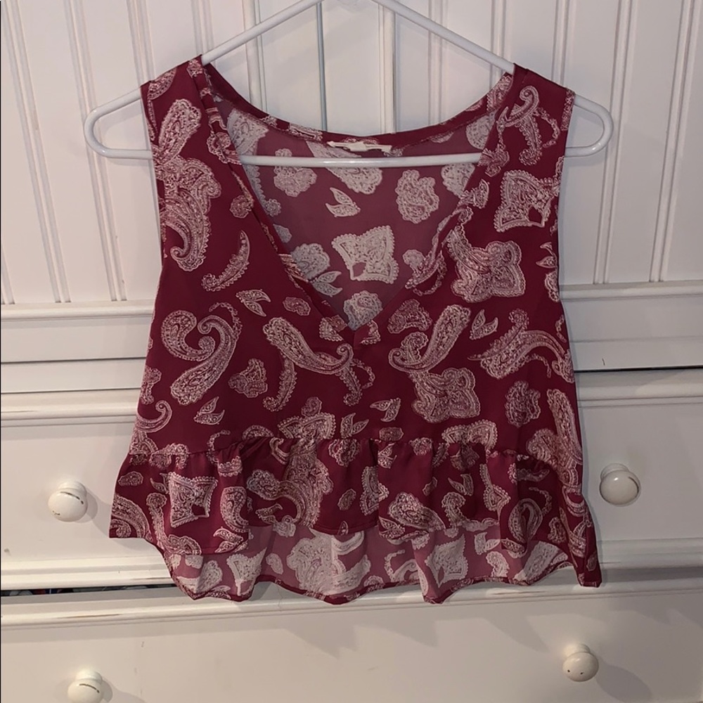 Silk tank top
